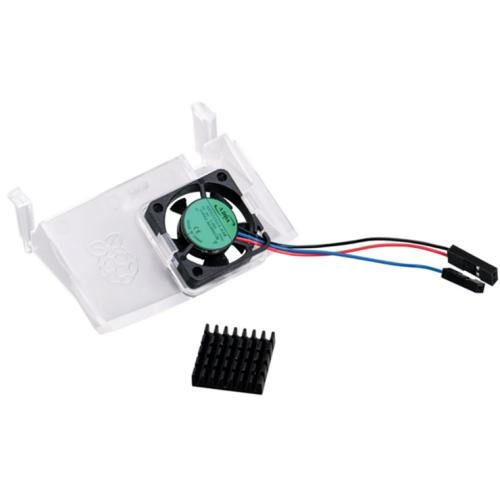 Raspberry Pi 4 Model B Official Case Fan & Heatsink for Official Raspberry Pi 4 Carousel 1