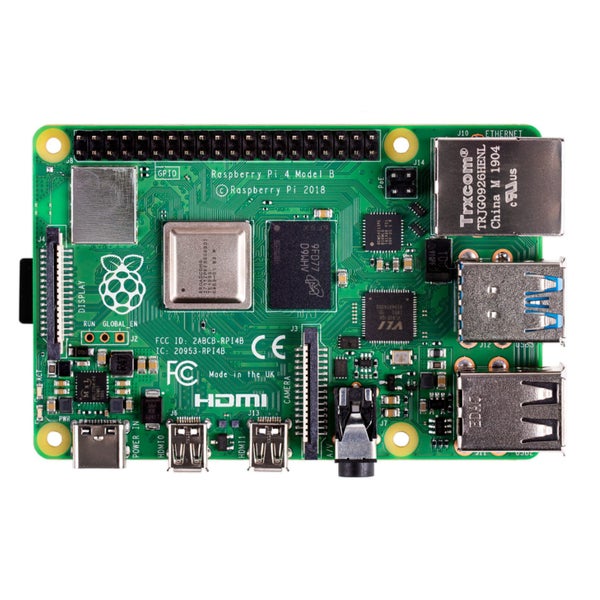 Raspberry Pi 4 Model B 4GB LPDDR4 FIRST 28nm-Based QuadCore 1.5G Dual Micro HDMI Carousel 2