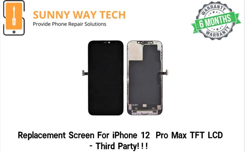 Replacement Screen For iPhone 12 Pro Max TFT LCD - Third Party!!! Carousel 1