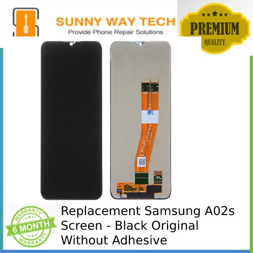 Replacement Samsung A02s Screen - Black Without Adhesive Carousel 1