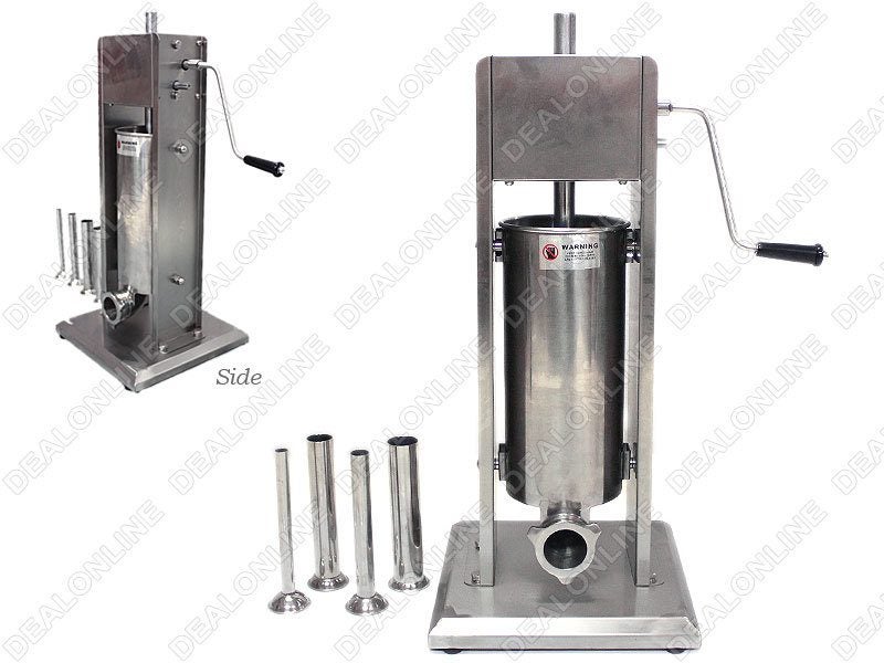 5L Sausage Stuffer Stainless Steel Sausage Maker Machine Carousel 3