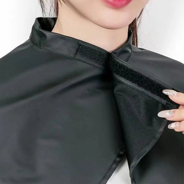 Black Waterproof Hairdressing Cape – Barber & Salon Use Carousel 4