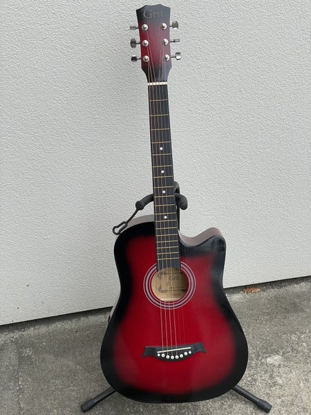 38" Wooden Acoustic Guitar Carousel 1