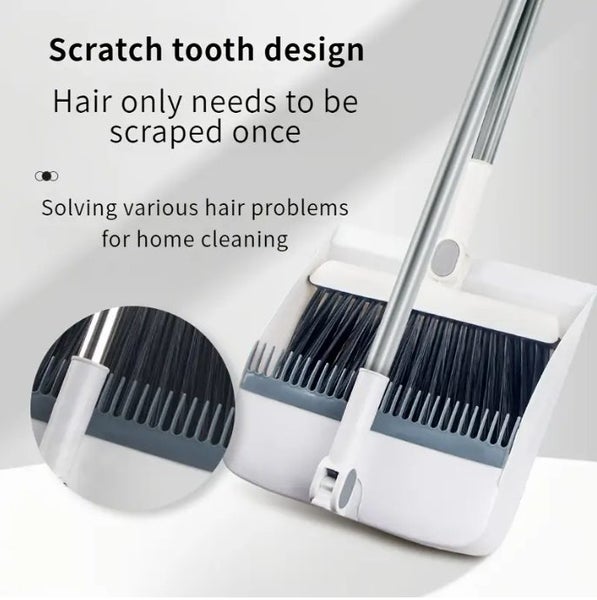 [Heavy-Duty Broom and Dustpan] Durable Heavy-Duty Broom and Dustpan Set #DG304 Carousel 2