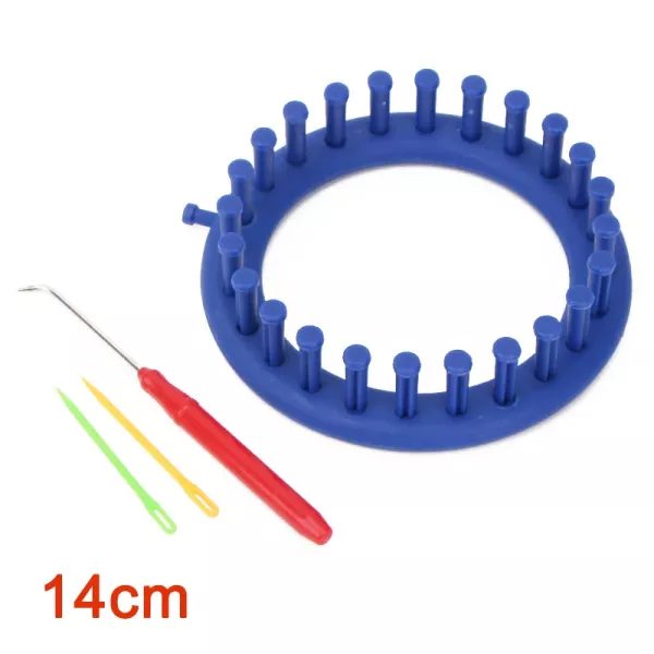1pc Rectangle Round Knitting Loom Weaving Scarf Sweater Hat Shawl Stitching Carousel 1
