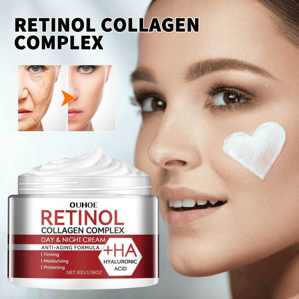 Retinol Collagen Face Cream Moisturizing Anti-aging Firming Fade Fine Lines Carousel 1