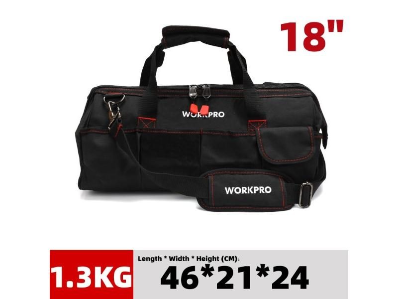 WORKPRO Waterproof Tool Bag For Men 4 Sizes Large Capacity Carousel 1