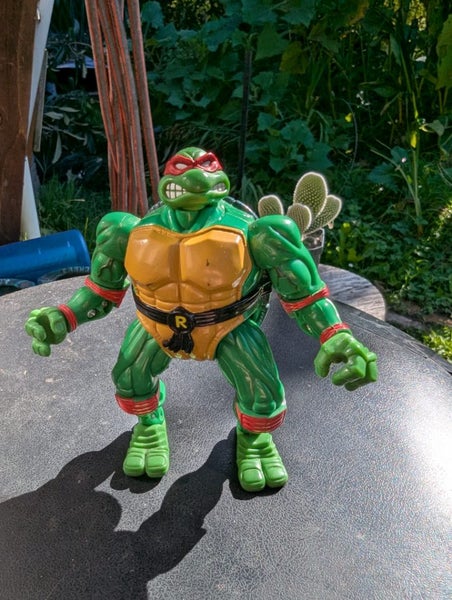 RARE 1996 Coil Force - Rapid Recoilin' Raphael - TMNT figure Carousel 1