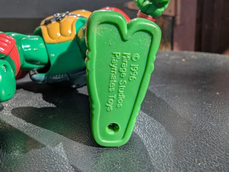 RARE 1996 Coil Force - Rapid Recoilin' Raphael - TMNT figure Carousel 4