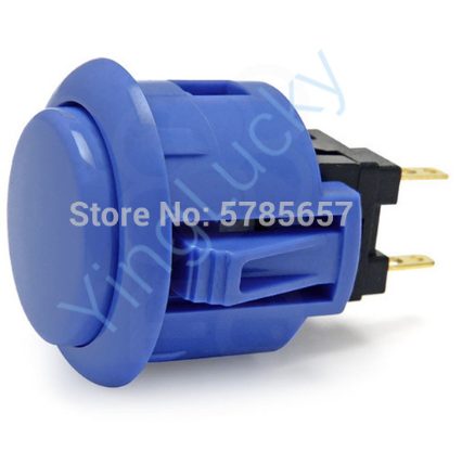 1pcs Original Sanwa Button OBSF 30 Obsf24 Arcade Push Button 24mm 30mm Switch Carousel 1