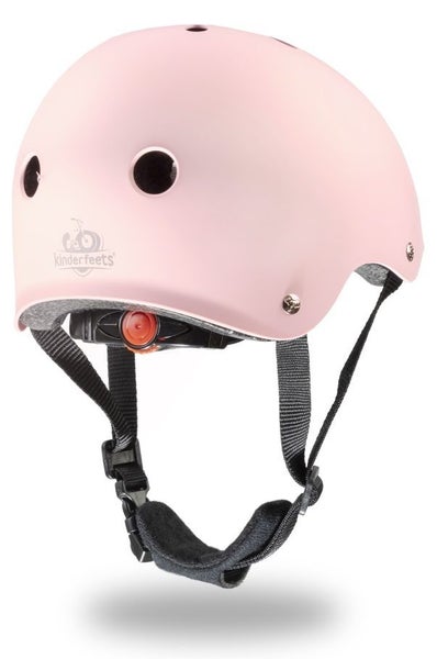 Kinderfeets: Toddler Helmet - Matte Pink Carousel 2