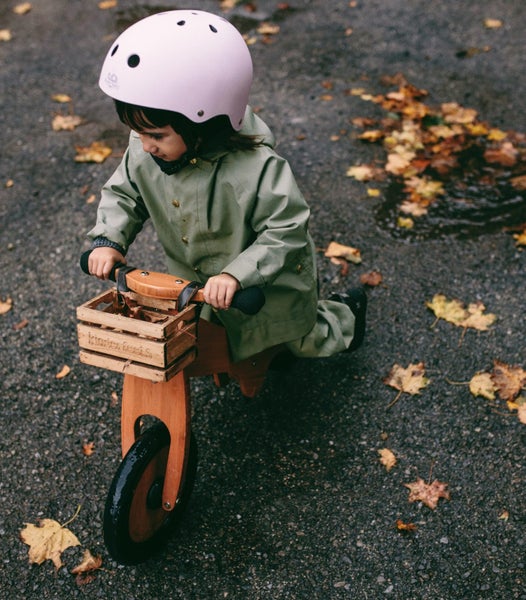 Kinderfeets: Toddler Helmet - Matte Pink Carousel 5
