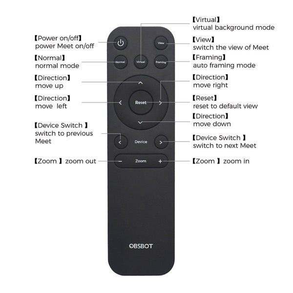 OBSBOT Remote Controller for Meet 4K and Meet- Black Carousel 6