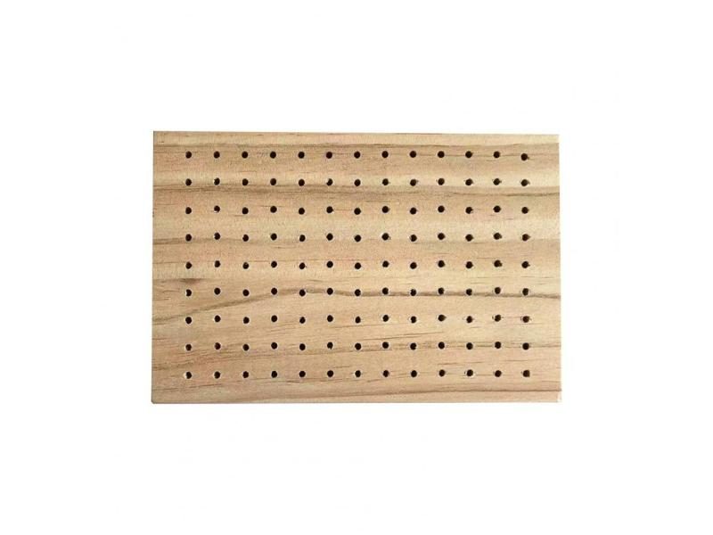 Square Round Holes Wooden Pottery Clay Base Plug Board Modeling Tools Carousel 1