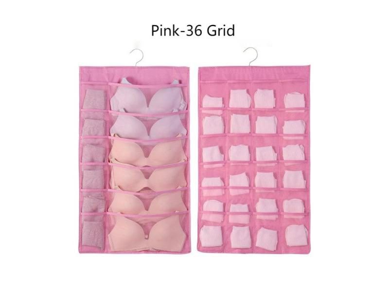 1pc Hanging Organizer Double Side Cloth Shelf Door Rear Bag Carousel 1