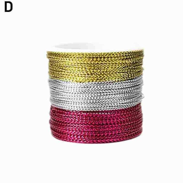 20 Meter 1mm Rope Gold/Silver/Red Cord Thread Cord RopeLine Ribbon String G3N0 Carousel 16