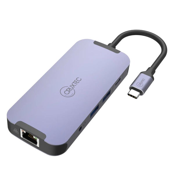 Cruxtec CMD09-SG USB-C 9-in-1 Mini Docking Station Carousel 1