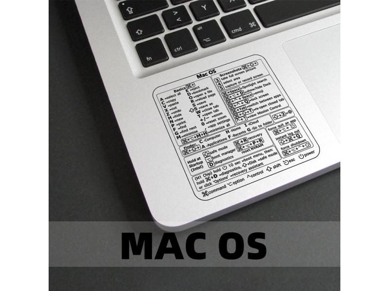 Windows PC Macbook Shortcut Keyboard Sticker Adhesive Carousel 1