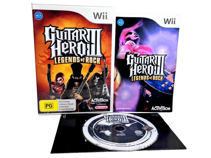 Guitar Hero III Legends of Rock (Wii) *EXCELLENT + COMPLETE* Carousel 1