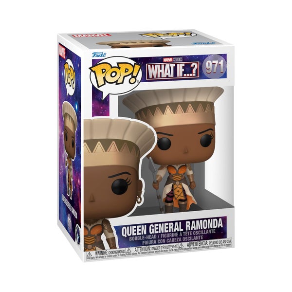 Funko POP Marvel: What if? - Queen General Ramonda, Multicolor, (58650) Carousel 1