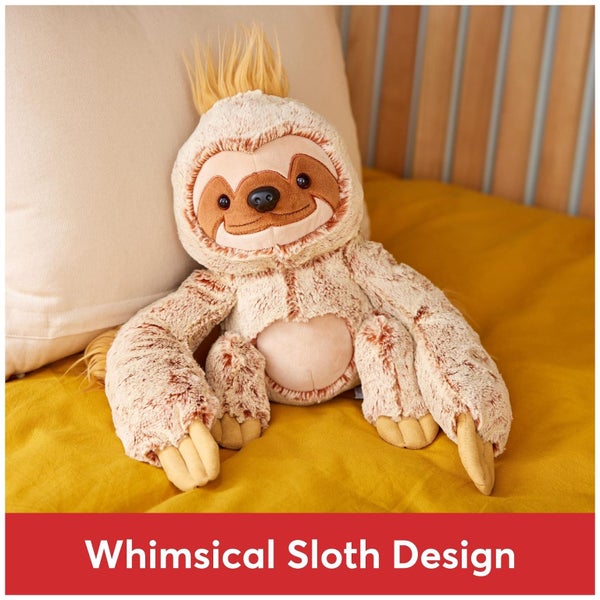 GUND Augie Sloth Plush, Premium Stuffed Animal for Ages 1 and Up, Tan/Copper, 15 Carousel 2