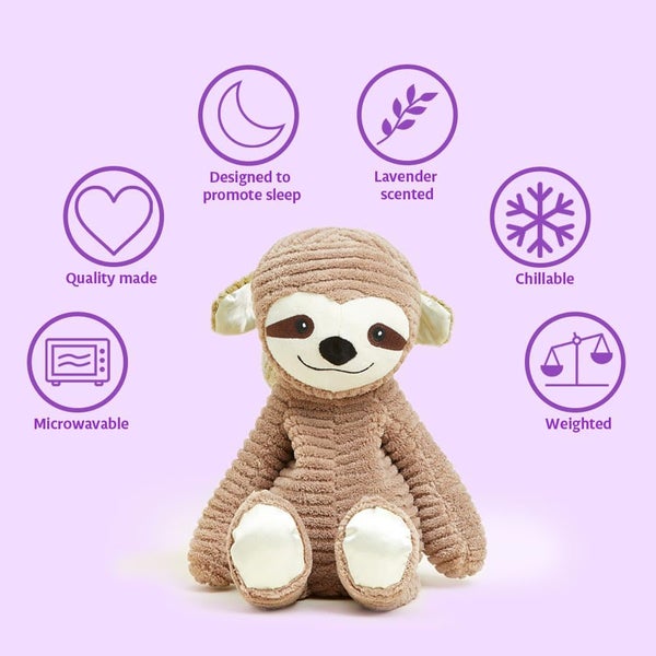 warmies My First Sloth Microwavable, Hot or Cold for Cool Relaxation and Warm Re Carousel 2