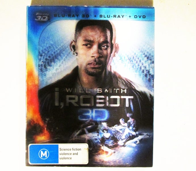I, Robot - 3D Blu-Ray, 2D Blu-Ray and DVD - with Extra 3D Lenticular Cover64573508784001110
