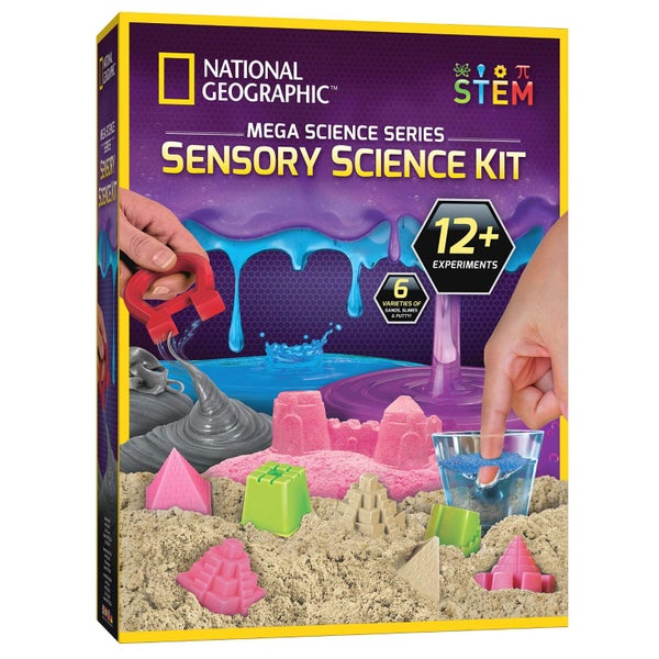 National Geographic Sensory Science Kit - Mega Science Kit, Includes Sensory Pla Carousel 1