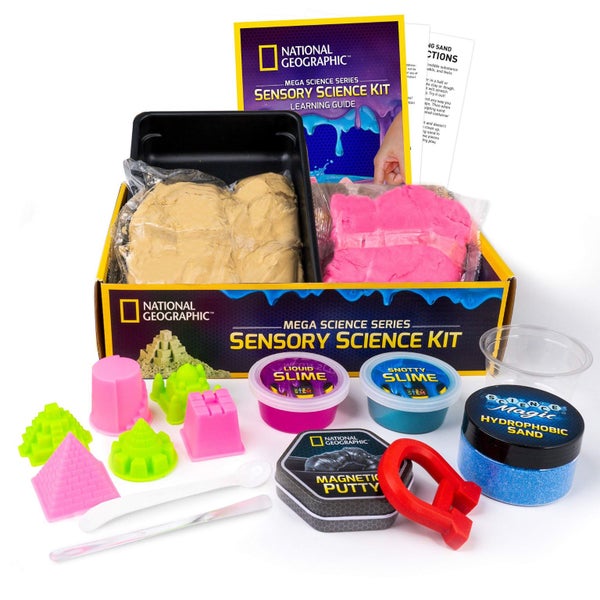 National Geographic Sensory Science Kit - Mega Science Kit, Includes Sensory Pla Carousel 2