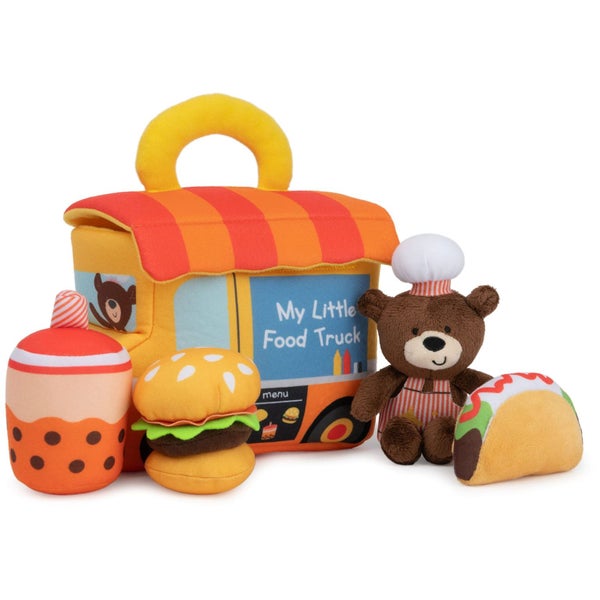GUND Baby Play Soft Collection, My Little Food Truck 5-Piece Plush Playset with Carousel 1