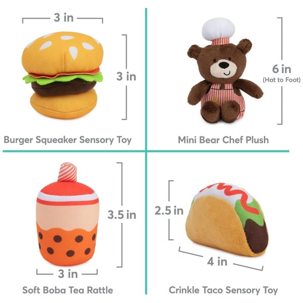 GUND Baby Play Soft Collection, My Little Food Truck 5-Piece Plush Playset with Carousel 2