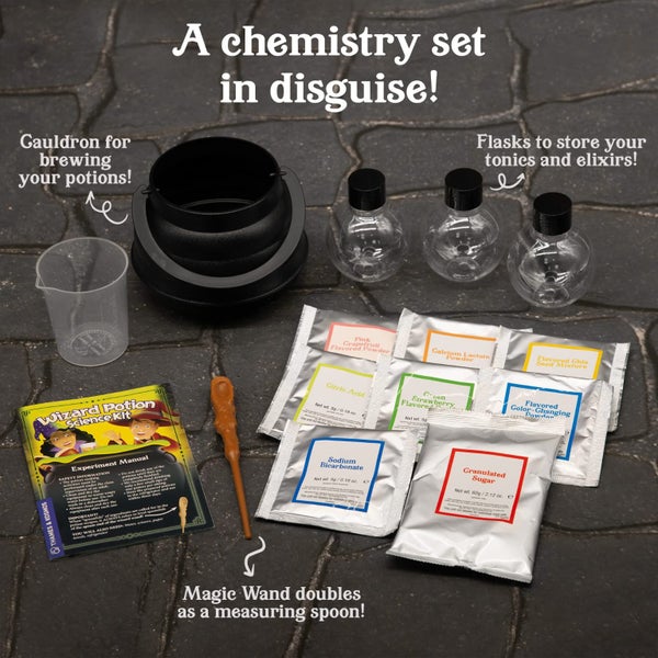 Tasty Labs Wizard Potion Science Kit - Make 5 Magical Potions, Chemistry Experim Carousel 2