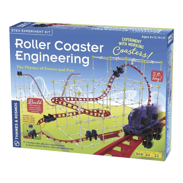 Thames & Kosmos Roller Coaster Engineering STEM Kit | Design, Build, Experiment Carousel 1