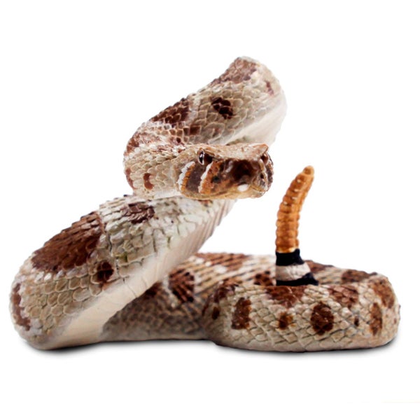 Safari Ltd. Western Diamondback Rattlesnake Figurine - Realistic 5.75" Model Fig Carousel 2
