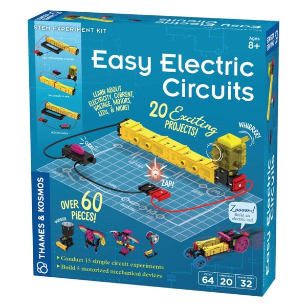 Thames & Kosmos Easy Electric Circuits STEM Kit | Essential Circuitry Set | 15 E Carousel 1