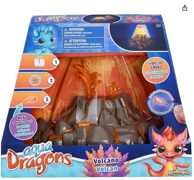 Animagic Aqua Dragons Volcano | Build an Aquatic Ecosystem, Watch Prehistoric Pe Carousel 2