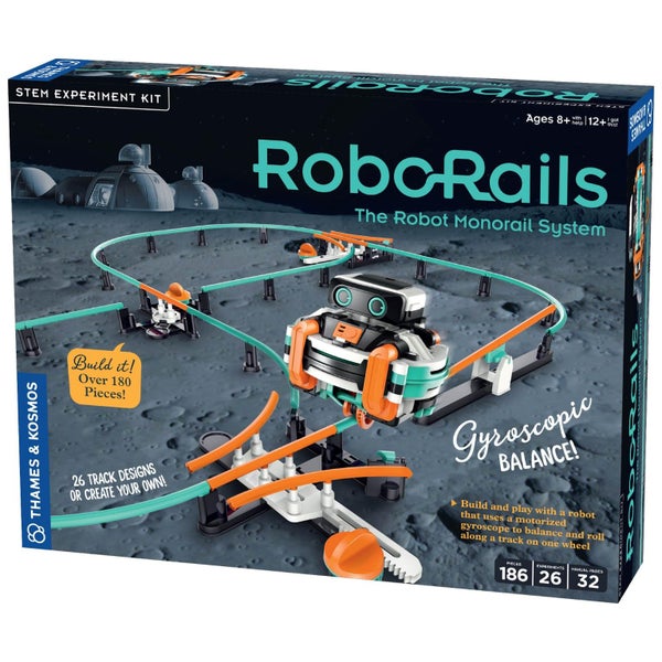 Thames & Kosmos RoboRails STEM Kit, Toy of The Year Finalist, Build a Robot Mono Carousel 2