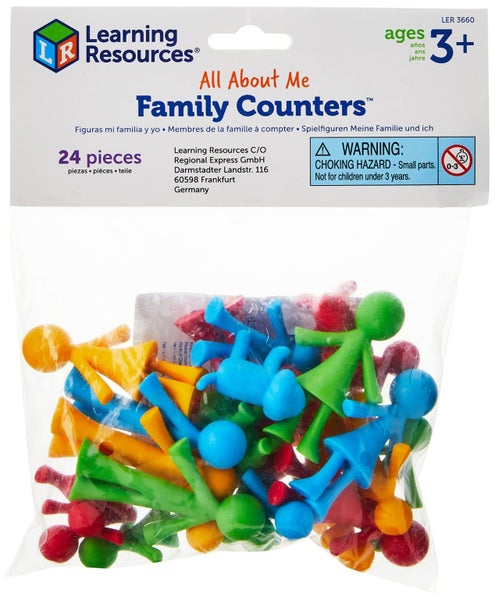 Learning Resources Family Counters Smart Pack, Tactile Learning, Counting & Sort Carousel 1