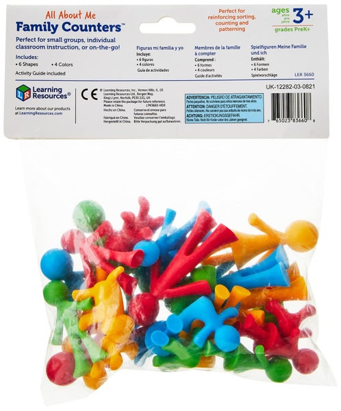 Learning Resources Family Counters Smart Pack, Tactile Learning, Counting & Sort Carousel 2