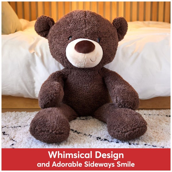 GUND Fuzzy Teddy Bear, Premium Stuffed Animal for Ages 1 and Up, Chocolate Brown Carousel 2