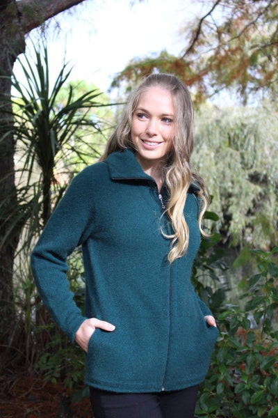 Possum Merino Essential Jacket with Pockets Carousel 1