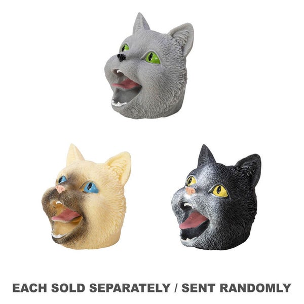 Schylling Stretchy Cat Hand Puppet (1pc Random Style) Carousel 1