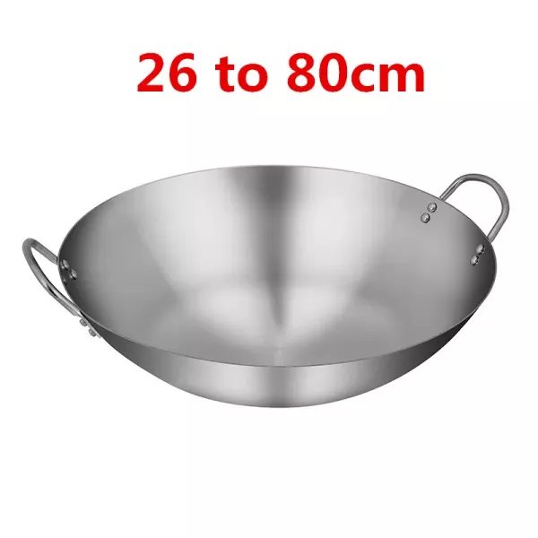 Iron Non Coating Woks Gas Cooker Traditional Handmade Pot Huge Manual Forging Carousel 1
