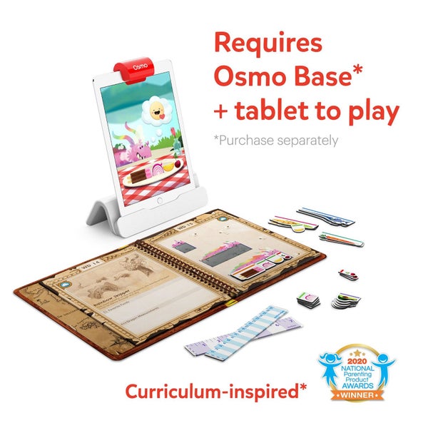 Osmo-Math Wizard and the Secrets of the Dragons for iPad & Fire Tablet-Ages 6-8/ Carousel 2