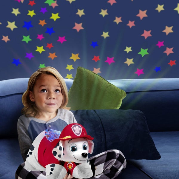Pillow Pets Paw Patrol Marshall Sleeptime Lites?? 11" Stuffed Animal Plush Night Carousel 2