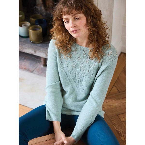 Alpaca Blend jumper in mint - size L - (18 -20) Super soft / incredible warm Carousel 1