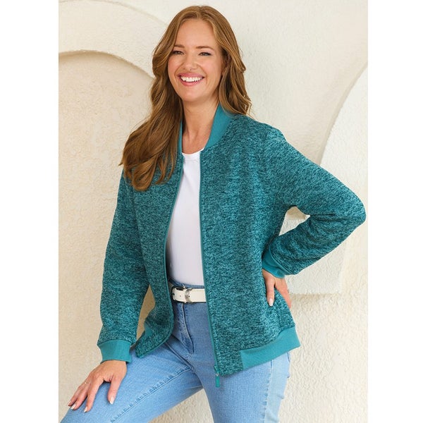 winter warmer - 2 pack of fleece bomber jackets - Black & green - XL (20)62969122116865111