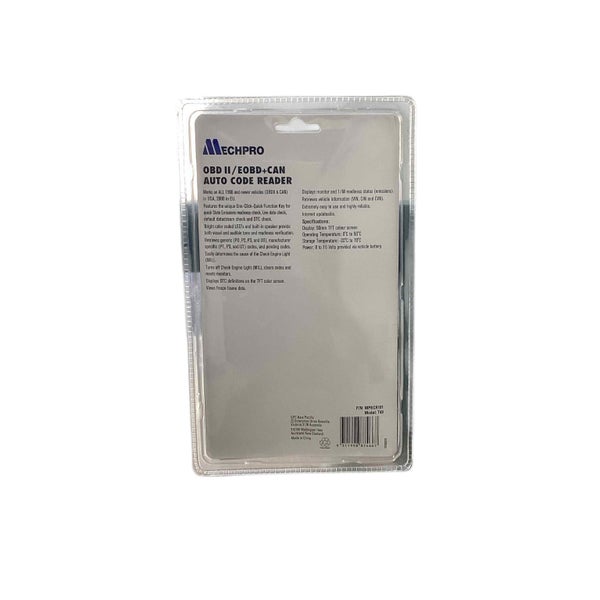 MECHPRO OBD II/ EOBD+CAN AUTO CODE READER Carousel 2