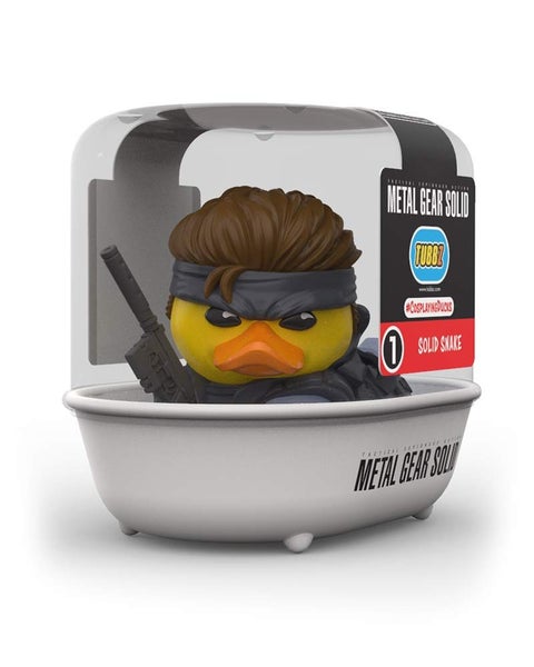 TUBBZ Solid Snake Collectible Rubber Duck Vinyl Figure - Official Metal Gear Sol Carousel 2