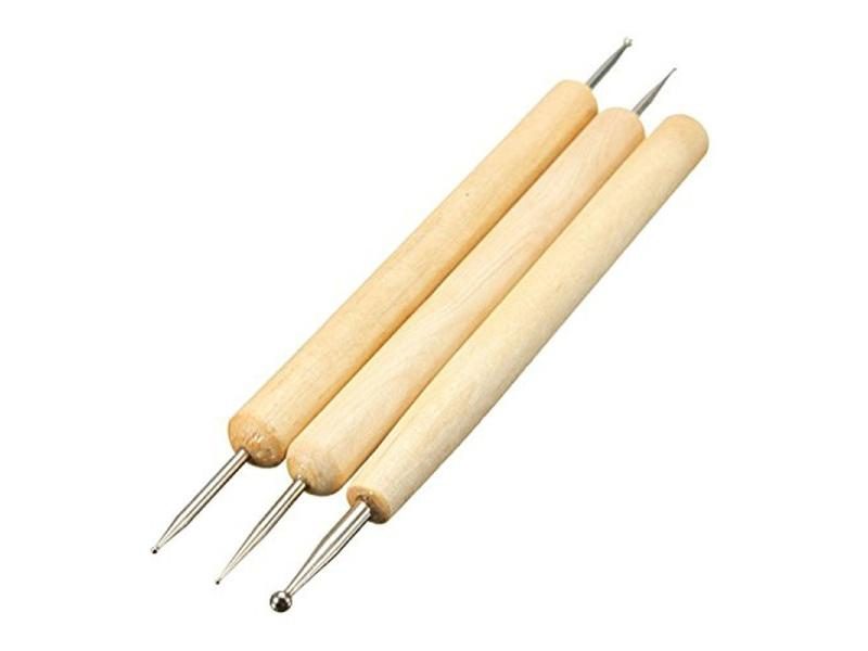 Pottery Clay Dotting Tools DIY Pen Polymer Clay Modelling Ball Tools Carousel 1